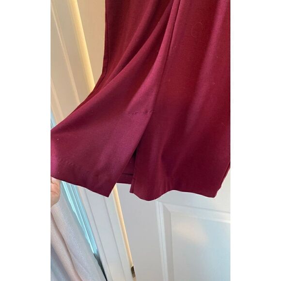 The Limited Sleeveless Sheath Lace bodice bust peplum waist Midi Dress Work - Picture 4 of 4